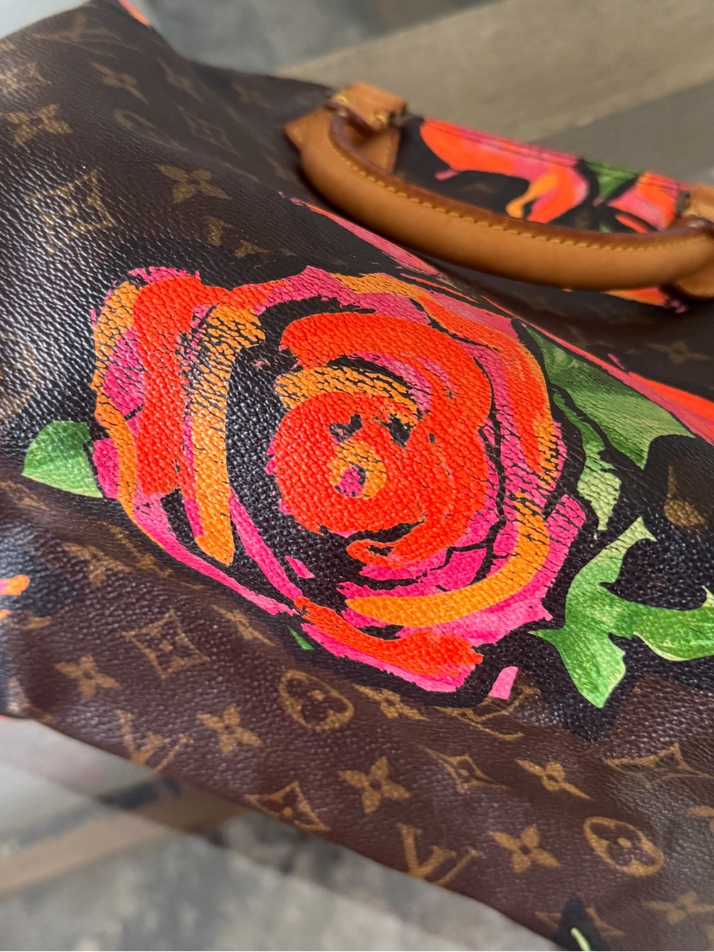 LOUIS VUITTON Monogram CANVAS Speedy 30 Stephen Sprouse Roses - Picture 8 of 16